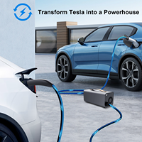 Déchargeur Tesla NACS version Europe Amérique avec prise Nema 5-15 V2L V2H pour Tesla Model S/Y/X/3, 120v pour la maison