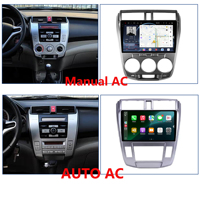 Radio para Auto Penhui 16+512GB Crystal Sound 850 Android 14 para Honda City 2008 - 2013 AUTO AC Pantalla Reproductor de DVD de 10.36 Pulgadas 2 Din