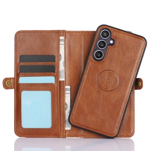 Per Samsung Galaxy S23FE/S21/S22/S23 custodia a portafoglio rimovibile, per <span class=keywords><strong>iPhone</strong></span> 15 <span class=keywords><strong>foto</strong></span> telaio custodia in pelle - Product Image 4