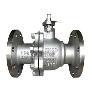 Vanne à bille à bride manuelle haute pression en acier inoxydable 316L 304 pour vapeur à haute température Vanne à bille 316L 304 - Product Image 2