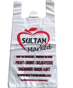 Sacs de courses biodégradables en PE à bas prix, faible MOQ, vente chaude, échantillon gratuit - Product Image 2