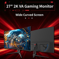 Moniteur de jeu incurvé MVA 27 pouces 180 Hz 2800R 2560*1440 QHD pour ordinateur de bureau