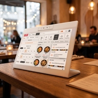 Nueva Tablet PC Android de 10.1 Pulgadas con Pantalla Táctil Capacitiva en Forma de L, Rockchip Octa Quad Core, 4G GSM, RJ45, Wi-Fi, Ethernet, para Negocios y Punto de Venta