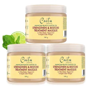 Mascarilla reparadora para el cabello dañado 4c Curl suaviza y fortalece la mascarilla para el cabello, mascarilla de tratamiento de restauración para el crecimiento saludable del cabello