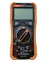 TWHCOOL Penjualan Terlaris Profesional Mini Smart Auto-range LCD Digital Akurasi Tinggi Perlindungan IP56 Voltmeter Ammeter Multimeter 1