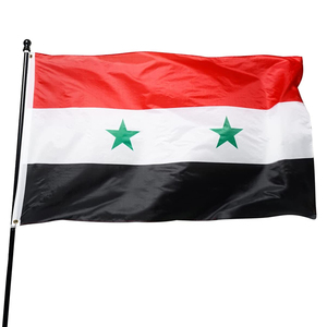 Bandera de Siria Banderas de 3x5 pies para exterior-Doble cara con ojales de latón Bar Jardín Decoración de la <span class=keywords><strong>calle</strong></span> Bandera de Siria al aire libre - Product Image 1