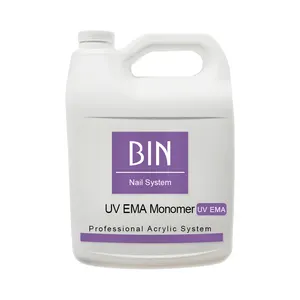 BIN Neueste Acryl flüssigkeit Verwendung Nagel lampe Ausgehärtetes UV-EMA-Monomer 1 Gallone Nagel Acryl Flüssiges Monomer