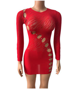 Pronto para enviar Tamanho Livre Boutique Oco Out Club Wear Senhoras Diamante Prom Vestidos - Product Image 6