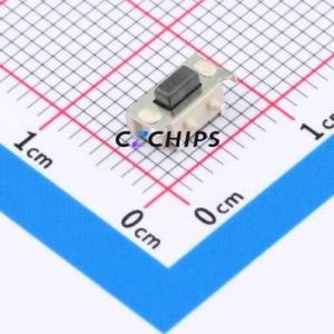 1TS002G-1800-3500-CT Tactile Switch SMD,3.5x7.6mm Switch Single Pole Single Throw Rectangle Button 1.8N Horizontal Mount - Product Image 1