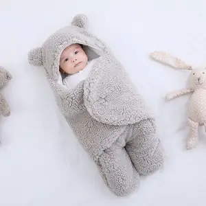 Tas tidur bayi musim dingin pemasok emas selimut bedong bungkus bayi Harga wajar Kantung tidur kereta bayi