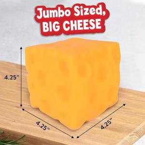 New Arrival TPR & PU Flour <b>Jumbo</b> <b>Squishy</b> Cheese Toy for 5 to 7 Years Old Soft Sensory Fun Slow Rising Fidget Toy - Product Image 5