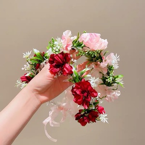 Diadema <span class=keywords><strong>de</strong></span> <span class=keywords><strong>Flores</strong></span> Rosadas Estilo Hada, Guirnalda <span class=keywords><strong>de</strong></span> <span class=keywords><strong>Flores</strong></span> Realistas <span class=keywords><strong>para</strong></span> Fotografía, Festivales <span class=keywords><strong>de</strong></span> Música, Fiestas y Regalos <span class=keywords><strong>de</strong></span> Cumpleaños - Product Image 2