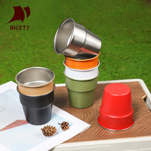 Vaso <span class=keywords><strong>de</strong></span> Acero Inoxidable para Camping, 300 ml, 10 oz, Ligero y Portátil, para Senderismo y Picnic - Product Image 5