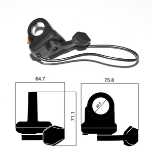 Motor de buje sin escobillas con acelerador de montaje derecho 108X-R Wu Xing, piezas de bicicleta eléctrica impermeables de alta calidad - Product Image 2