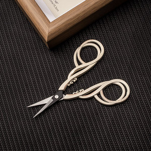 Vintage Embroidery Scissors Stainless Steel Straight Head Versatile For Cross Stitch Tailoring Craft Tea Bag Cutting - Product Image 2