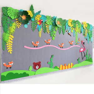 Decoraciones de Pared para Fiestas de Cumpleaños, Bodas, Regreso a Clases, Pascua, en Hawái, Accesorios para Celebraciones Escolares, Flores y Plantas de Espuma EVA - Product Image 5