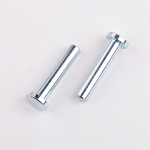 Accessoires de fabrication, broches à rivets solides, tête ronde galvanisé, acier de haute qualité, 4.8 - Product Image 1