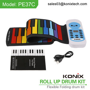 Kleurrijke <span class=keywords><strong>Piano</strong></span> 37 Toetsen Met Luidsprekers Regenboog Flexibele Roll Up <span class=keywords><strong>Piano</strong></span> Keyboard Voor Kinderen Onderwijs Gelukkig <span class=keywords><strong>Piano</strong></span> Klasse - Product Image 2