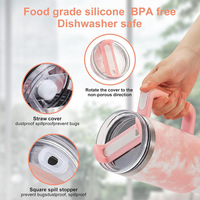 Vaso Térmico de Acero Inoxidable de 40oz con Asa, Tazas y Vasos para Cerveza al por Mayor, Mantiene la Bebida Fría
