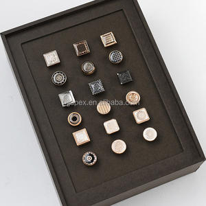 Fabbrica OEM ODM Custom Logo Design in lega di zinco in metallo 4 parte camicia pulsante premere il pulsante Thobe chiusura a bottone per indumento - Product Image 1