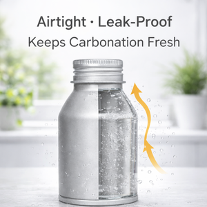 트위스트 캡 320ml 알루미늄 병 탄산음료용, 밀폐형 누수 방지 소다병, 탄산수, 콜라, 재사용 가능 음료병 - Product Image 4