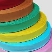 Sangle en polypropylène noire de 20 mm, légère, à bord intérieur, personnalisée par le fabricant, professionnelle, classique et respectueuse de l'environnement