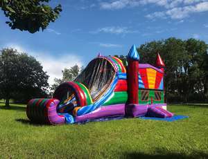 Çocuklar İçin Kiralık Ticari Şişme Engel Parkuru, Ticari PVC Şişme Engel Parkuru - Product Image 2