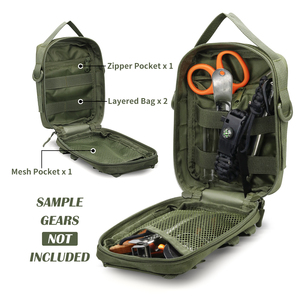 <span class=keywords><strong>Sac</strong></span> <span class=keywords><strong>à</strong></span> <span class=keywords><strong>dos</strong></span> tactique polyvalent et pochette attachable, <span class=keywords><strong>sac</strong></span> léger multi-compartiments, sangles réglables pour la randonnée, le camping et les voyages - Product Image 4