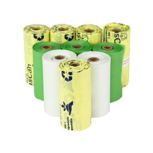 Bolsas Compostables para Excremento de Perro con Aroma Cítrico, 2 Colores, Material EPI para Animales Pequeños y Mascotas - Product Image 4