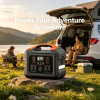 Station d'alimentation portable ultra-sûre LMFP 236Wh 300W. Batterie 63000mAh, charge rapide PD65W, 3 ports AC. Hub énergétique compact pour la technologie.