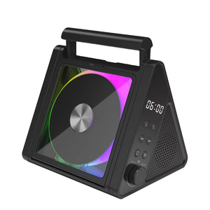 Reproductor de Música CD Retro con Logotipo Personalizado, con Asa, Luz RGB y Pantalla LED, para Regalo Empresarial - Product Image 2