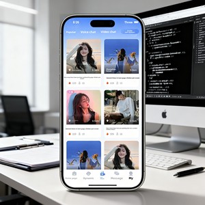 Ứng dụng <span class=keywords><strong>Android</strong></span> nền tảng xã hội đa dạng với các tính năng tương tác trực tiếp phong phú và các chức năng tương tác chia sẻ thu nhập năng động - Product Image 2