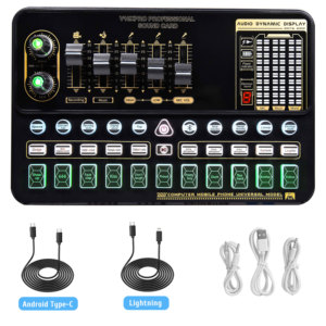 BM800-مجموعة ميكروفون مكثف, مجموعة ميكروفون مكثف وبطاقات صوت احترافية للكمبيوتر V10 X Pro لبث مباشر للبث المباشر للستوديو وبطاقات صوت USB - Product Image 3