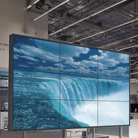Empalme óptico sin costuras 46 47 49 55 60 pulgadas Pantalla de pared de video LCD Exposición de publicidad interior Soporte de medios Piso OEM