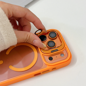 เคสโทรศัพท์กันกระแทก TPU PC สำหรับ iPhone 15 14 13 Pro <span class=keywords><strong>Max</strong></span> 16 พร้อมที่ยึดเลนส์กล้องและที่ชาร์จไร้สายแม่เหล็ก 17 <span class=keywords><strong>Air</strong></span> - Product Image 5