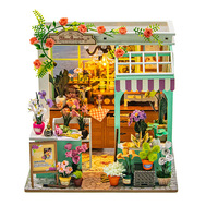 Alice Garden Original Nouveau Modèle de Maison en Bois Créatif NFC Fait Main DIY Décoration à Assembler Cadeau