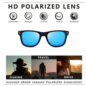 Gafas de Sol Polarizadas Clásicas 2140 para Hombre, Modelo River, Color Negro, Protección UV400, con Logotipo Personalizado - Product Image 3