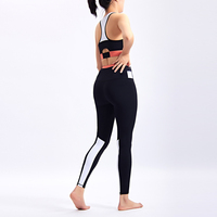JIEJIN-Ensemble de 2 pièces pour femmes, vêtements de yoga en tissu spandex, ensemble pour femmes