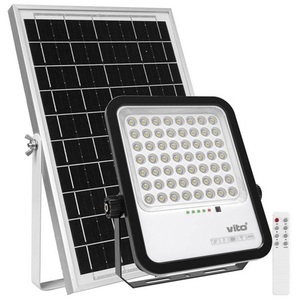 Vito 250W LED <b>Solar</b> Spotlight 6000K Cold <b>Light</b> IP65 Outdoor Flood <b>Light</b> - Product Image 1