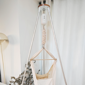 Supporto per <span class=keywords><strong>Culla</strong></span> in Lega di Alluminio Leggero e Resistente <span class=keywords><strong>Design</strong></span> Europeo Supporto Pieghevole per Amaca Treppiede per Camera da Letto e Uso Esterno - Product Image 4