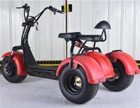 Scooter électrique à trois roues JINJIAN à double siège, très vendu en Europe, certifié EEC COC, 60V
