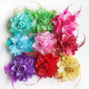 Copricapo da sposa all'ingrosso corpetto da sposa per festa da ballo spettacolo copricapo fiore - Product Image 4