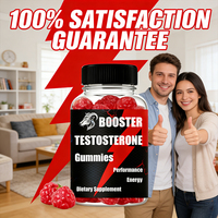 Gummies stimulantes pour hommes à succès – Complément Osterone Booster pour hommes favorisant une vitalité accrue et la croissance musculaire – Déconseillé aux femmes enceintes
