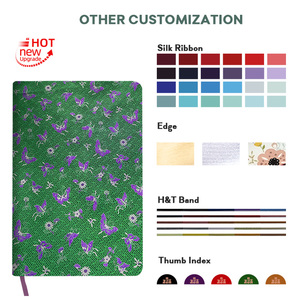 Professional New Factory Logo Size Premium Colorful <strong>Embroidery</strong> Linen Journal Bible <strong>Book</strong> - Product Image 2