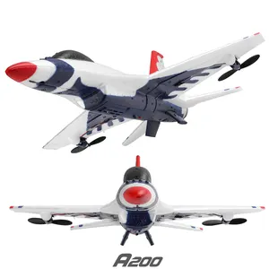 XK WL A200 F-16B Rc avion 2.4G 2CH 6 axes Gyro RC Flying Glider avion jouets (us Air Force)