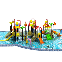 Expérience de parc aquatique en plein air avec toboggans et parc aquatique pour le plaisir aquatique en famille