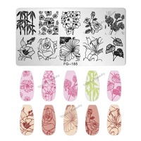 Nouveau Style Nail Art Stamping Kit Peinture Image Plaques À Ongles Diy Nail Art Modèles Manucure Stamper Plaque