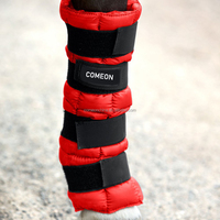 Bottes de cheval enveloppantes de glace pour thérapie de refroidissement avec bandes Bottes de tendon d'équitation Bottes à talons hauts pour cloche de cheval à bandage