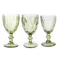Bodum thule — vaisselle de table en cristal gaufré, sous forme de Machine, avec verres à vin rouges, 8.5 OZ, 10.5 OZ