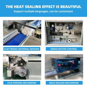 Máquina de Empaquetado Horizontal para Toallas Sanitarias Desechables, Pañales para Bebés, Almohadas, Sellado de Bolsas de Plástico - Product Image 4